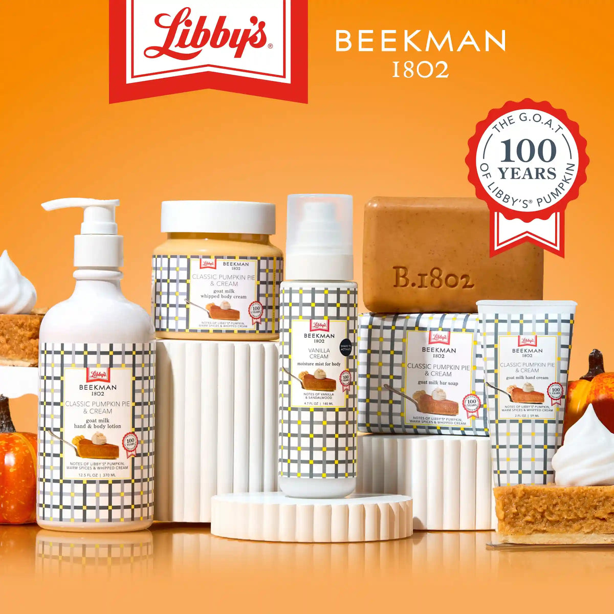 Beekman 1802 x Libby’s® Classic Pumpkin Pie & Cream Hand & Body Wash