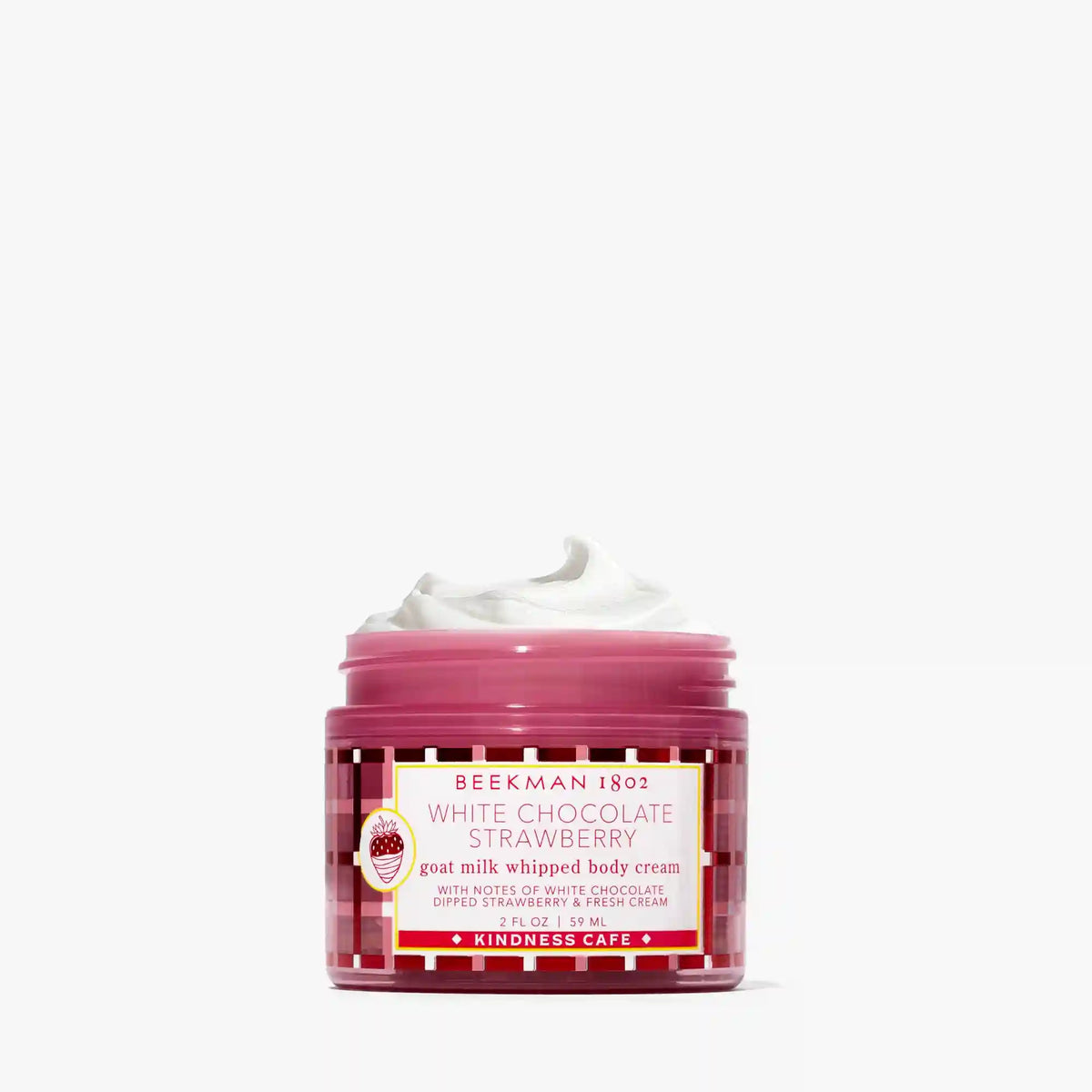 White Chocolate Strawberry Whipped Body Cream