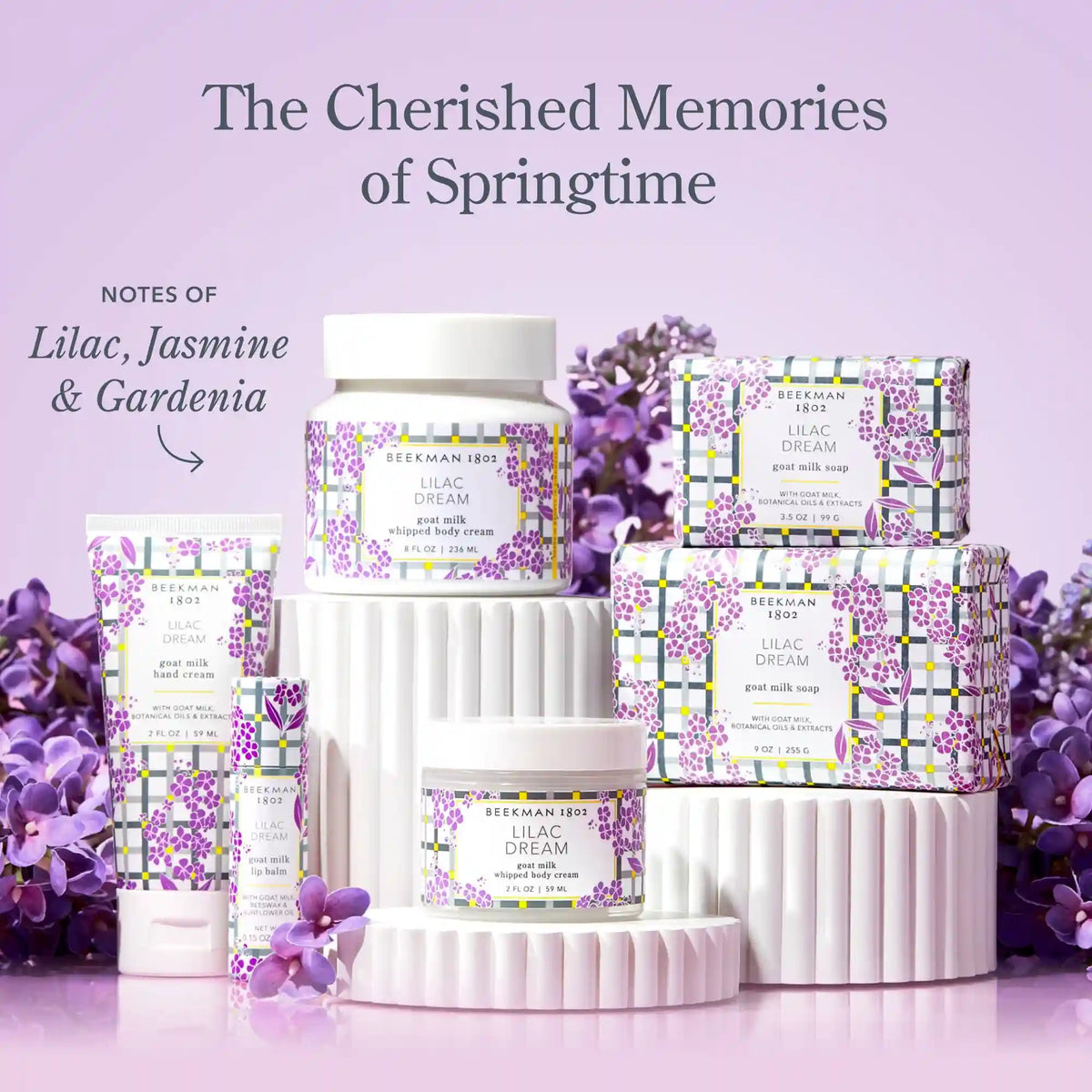 Lilac Dream Palm-Sized Goat Milk Soap