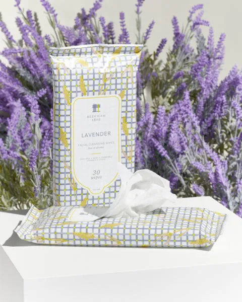 Lavender Face Wipes Set of 4