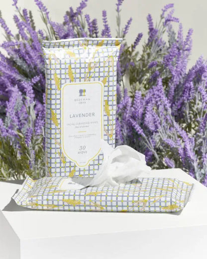 Lavender Face Wipes Set of 4