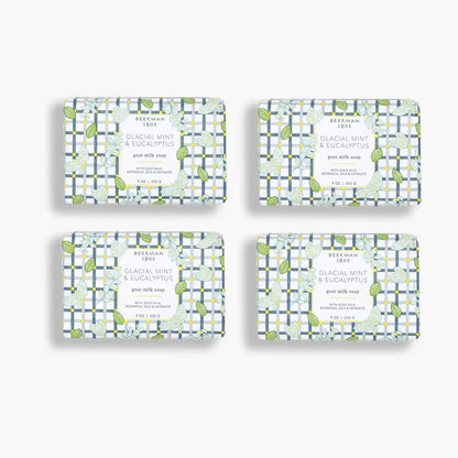 Glacial Mint & Eucalyptus Goat Milk Soap Set of 4