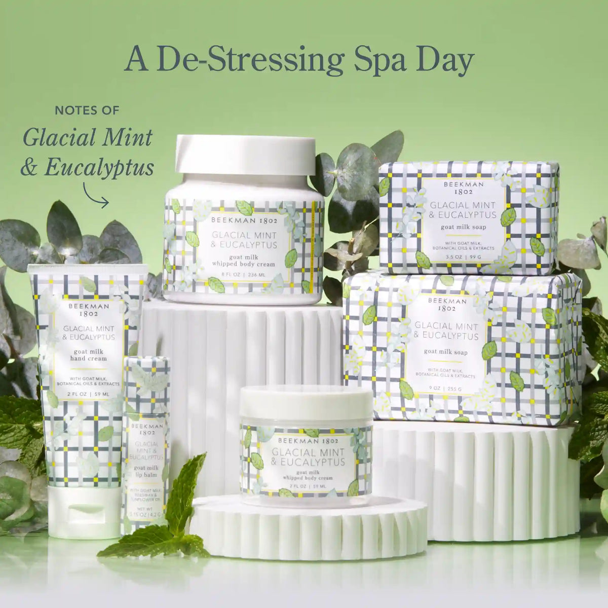 Glacial Mint & Eucalyptus Whipped Body Cream