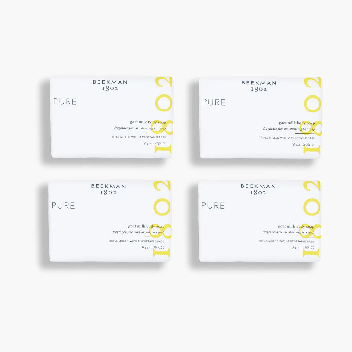 Pure Goat Milk Bar Soap Set of 4