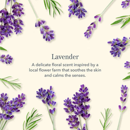 Lavender Face Wipes Set of 4