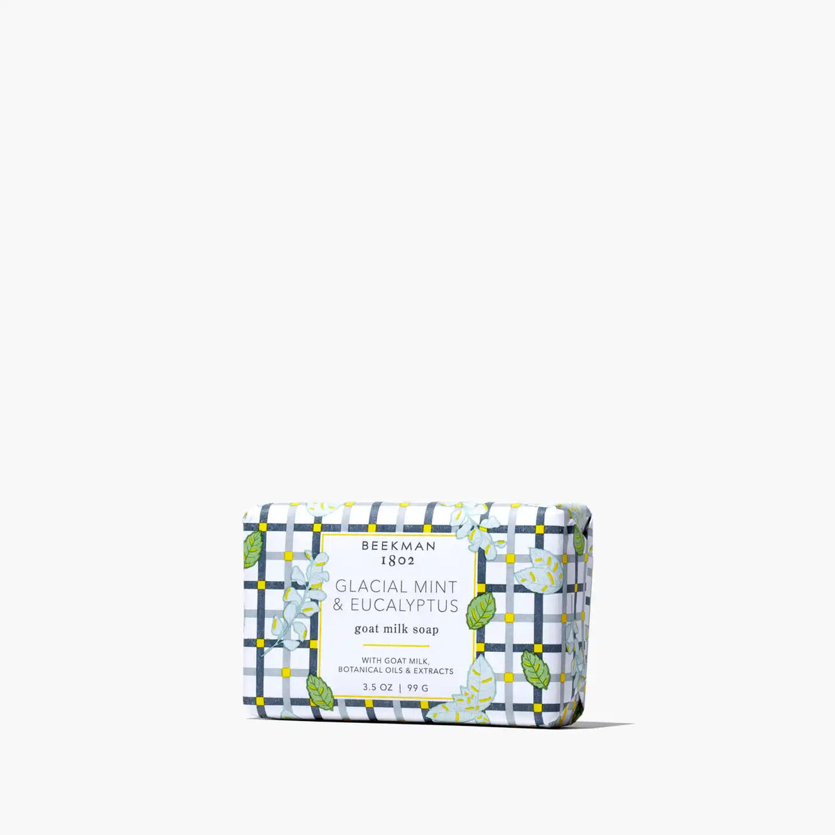 Glacial Mint & Eucalyptus Palm-Sized Goat Milk Soap