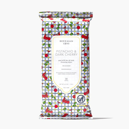 Pistachio & Dark Cherry Face Wipes