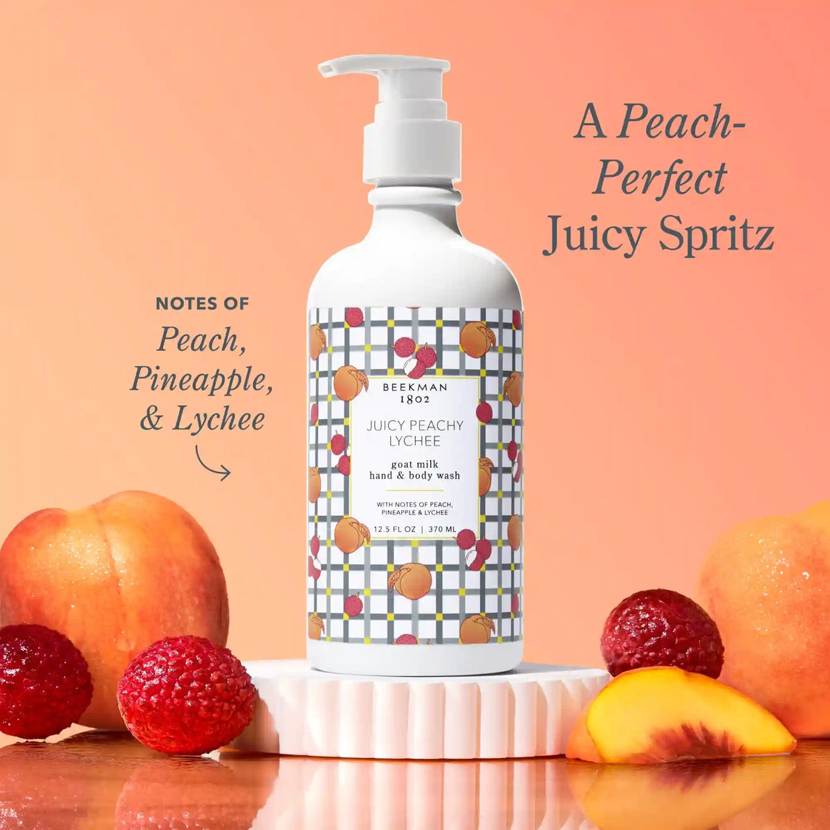 Juicy Peachy Lychee Hand & Body Wash