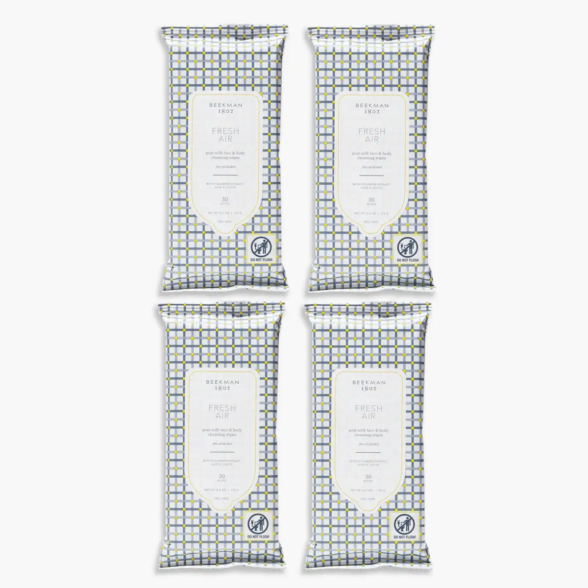 Fresh Air Wipes Set of 4