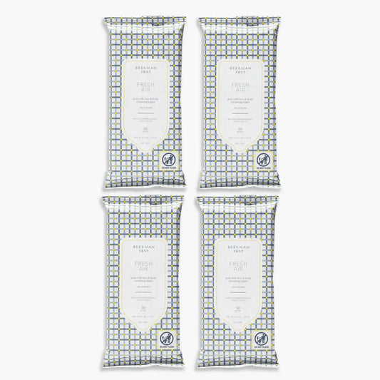 Fresh Air Wipes Set of 4