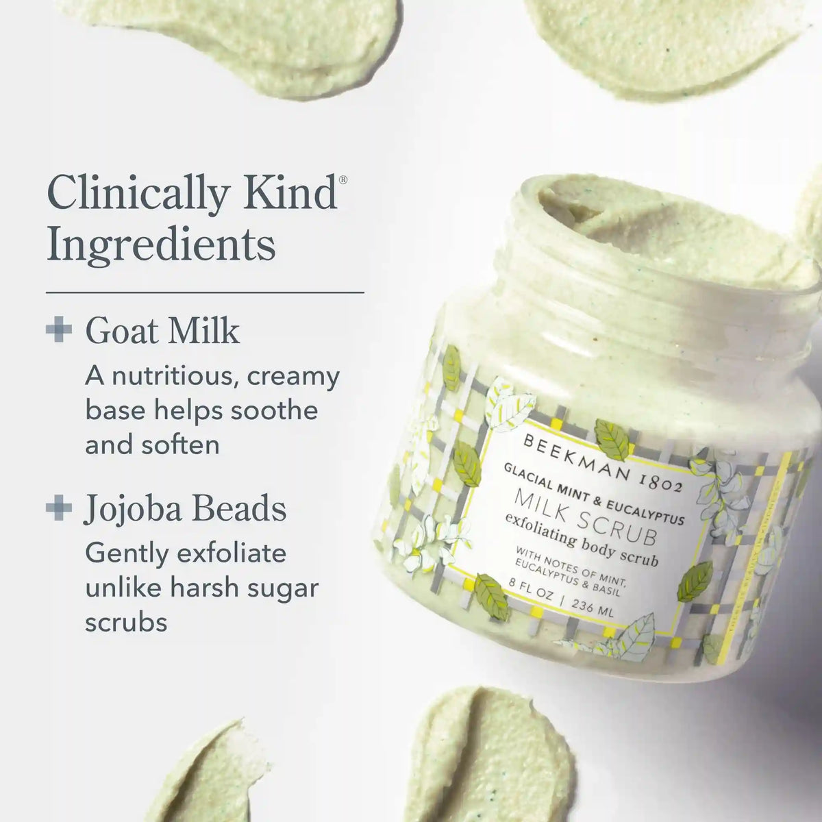 Glacial Mint & Eucalyptus Smooth Operators Milk Scrub Face & Body Bundle