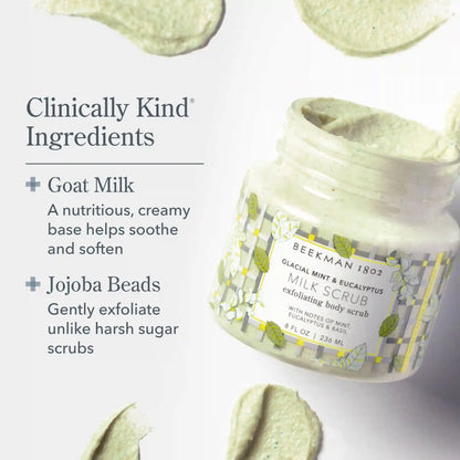 Glacial Mint & Eucalyptus Smooth Operators Milk Scrub Face & Body Bundle