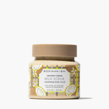 Coconut Cream Milk Scrub Oat & Goat Milk Exfoliating Body Polish