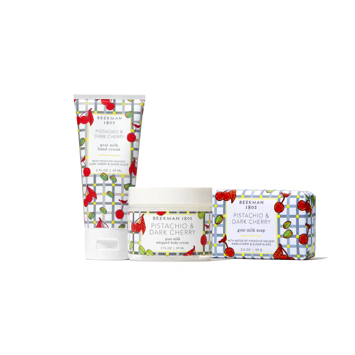 Pistachio Dark Cherry Sampler Set