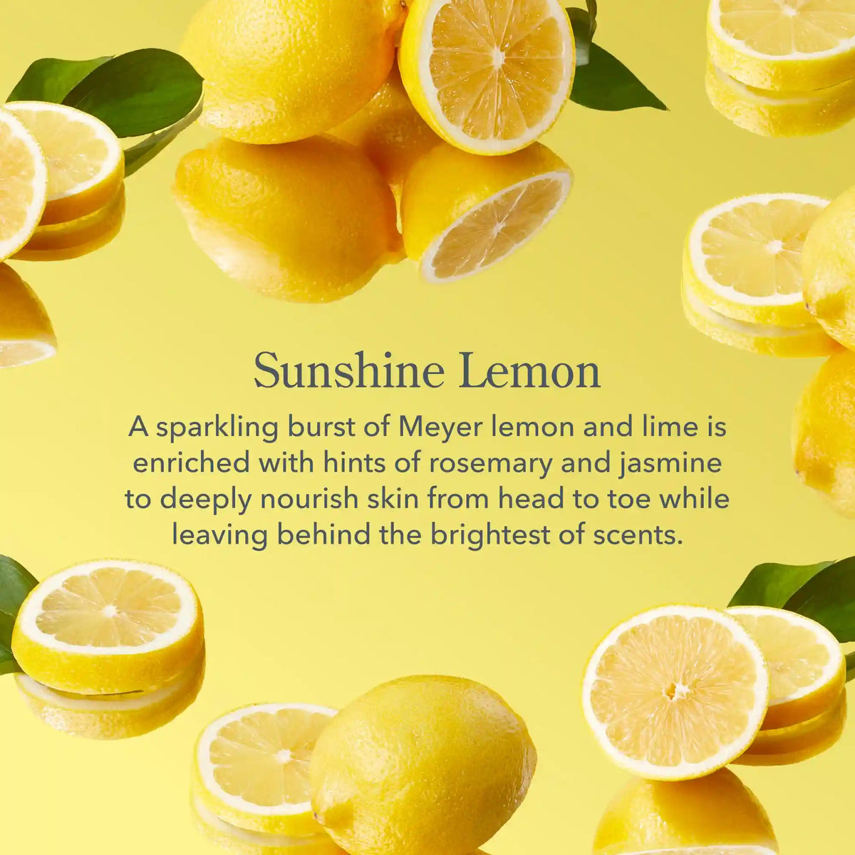 Sunshine Lemon Mini Hand Cream Set of 3